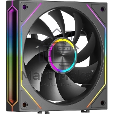 Вентилятор для корпуса PcCooler F3 X120 BK ARGb 120х120x25 черный 4-pin 28.4дБ (F3X120-BKAC012-GL) Ret