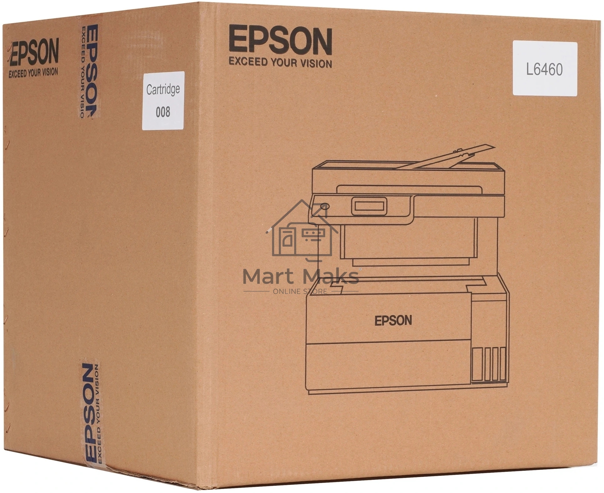 МФУ струйное Epson L6460 (C11CJ89507) A4 Duplex WiFi белый