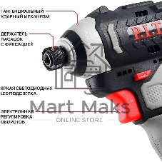Винтоверт P.I.T. PSD12K-120A/1 аккум. патрон:шестигр.1/4