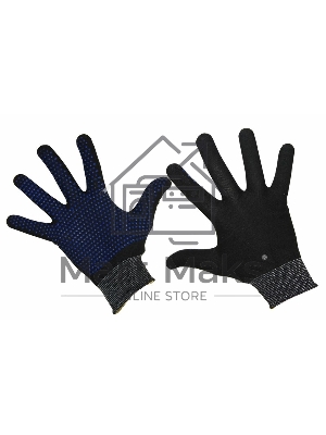 Перчатки нейлоновые с частичным покрытием ладони и пальцев Перчатки нейлоновые с частичным покрытием ладони и пальцев