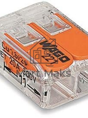 Клемма универс. компактная 2х(0.14-4.0) WAGO 221-412