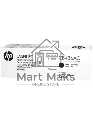 Контрактный Картридж лазерный HP LaserJet CB436A Black Print Cartridge Contract