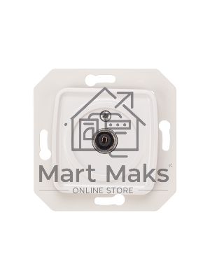 Розетка TV DEA Проходная с/у мех. Бел KRANZ (1/10/120)