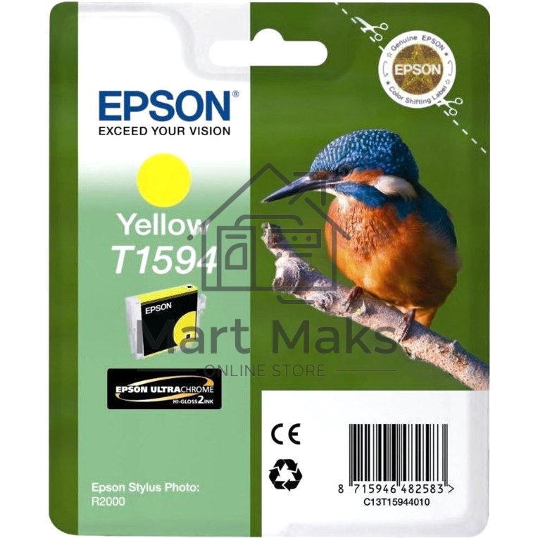 Картридж струйный Epson C13T15944010 желтый (850 стр) для Epson St Ph R2000