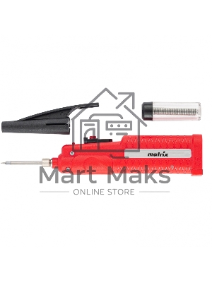 Паяльник беспроводной Matrix 4.5 В, 8 Вт, 350С, припой 10г.