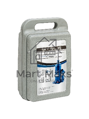 Домкрат гидравлический бутылочный, 2 т, h подъема 178–338 мм, в пласт. кейсе Stels