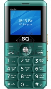 Мобильный телефон BQ 2006 Comfort зеленый/черный