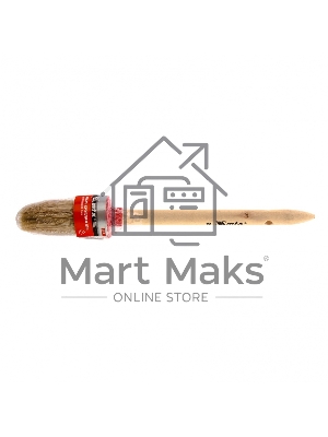 Кисть круглая № 8 (35 мм), натуральная щетина, деревянная ручка MTX 82078