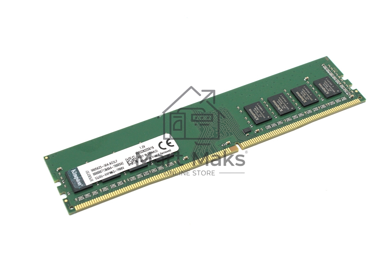 Оперативная память Kingston ValueRAM, DDR4, 16GB (1x16GB), 3200MHz, OEM CL22, DIMM