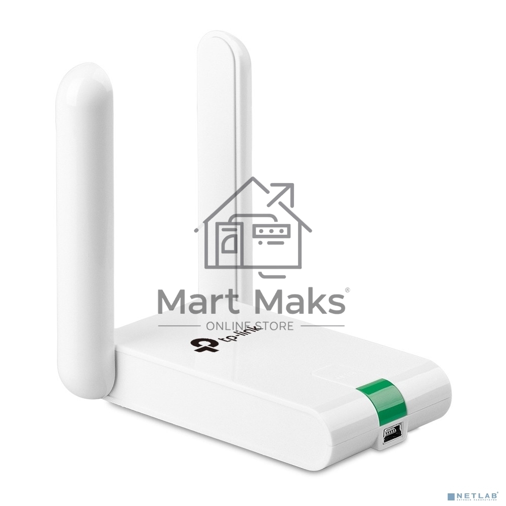 Сетевой адаптер TP-Link SOHO TL-WN822N Адаптер W300M High-Power Wireless USB Adapter, 2x2 MIMO, 802.11n