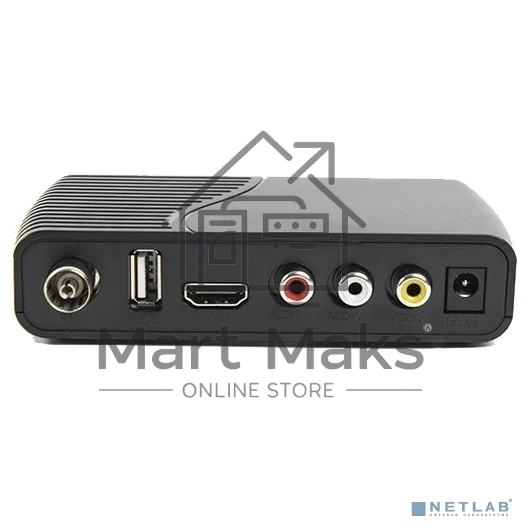 Ресивер эфирный цифровой Эфир DVB-T2 HD HD-215 пластик, дисплей DOLBY DIGITAL,