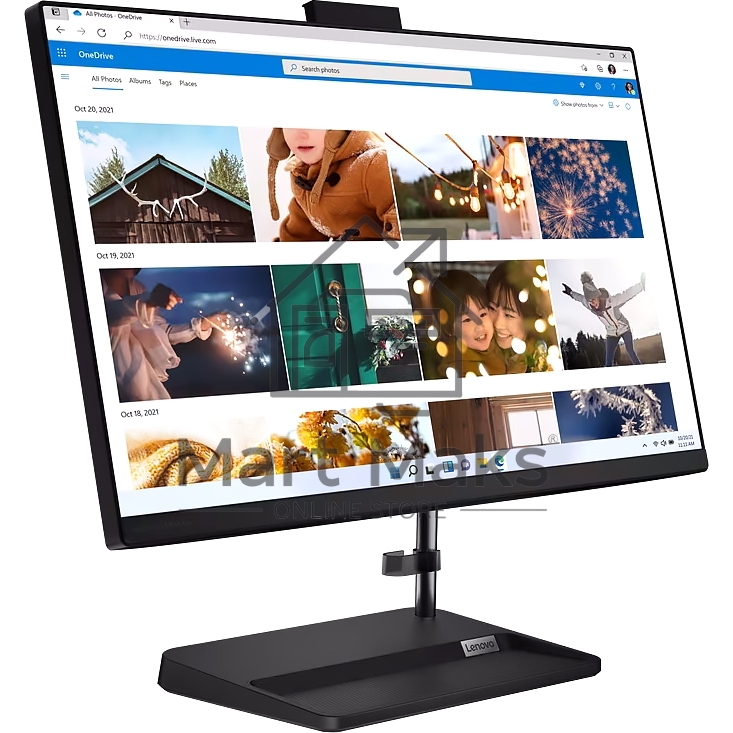 Моноблок AIO Lenovo IdeaCentre 3 24IAP7 i3-1215U 8Gb SSD 512Gb Intel UHD Graphics 23.8 FHD IPS BT Cam No OS черный F0GH0171RU