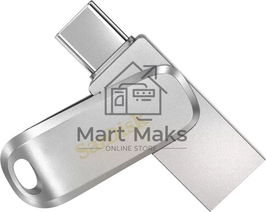 Флешка USB R/W 256GB SanDisk Ultra Dual Drive Luxe, USB 3.1 - USB Type-C