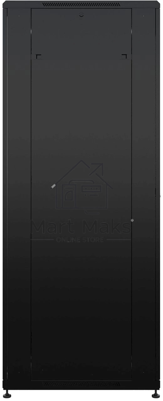 Шкаф серверный NTSS Премиум (NTSS-R42U6080GS-BL) напольный 42U 600x800мм пер.дв.стекл металл 900кг черный 710мм 99кг 1987мм IP20 сталь