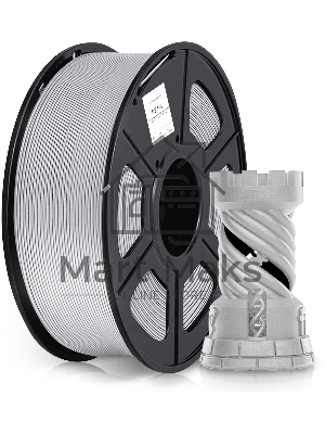 Пластик для принтера 3D Cactus CS-3D-PETG-1KG-SILVER PETG d1.75мм 1кг L316м 1цв.