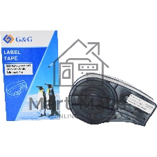 Картридж ленточный G&G GG-M21-375595WT черный на белом 9.5x6.4 для Brady BMP21-PLUS, BMP21-LAB
