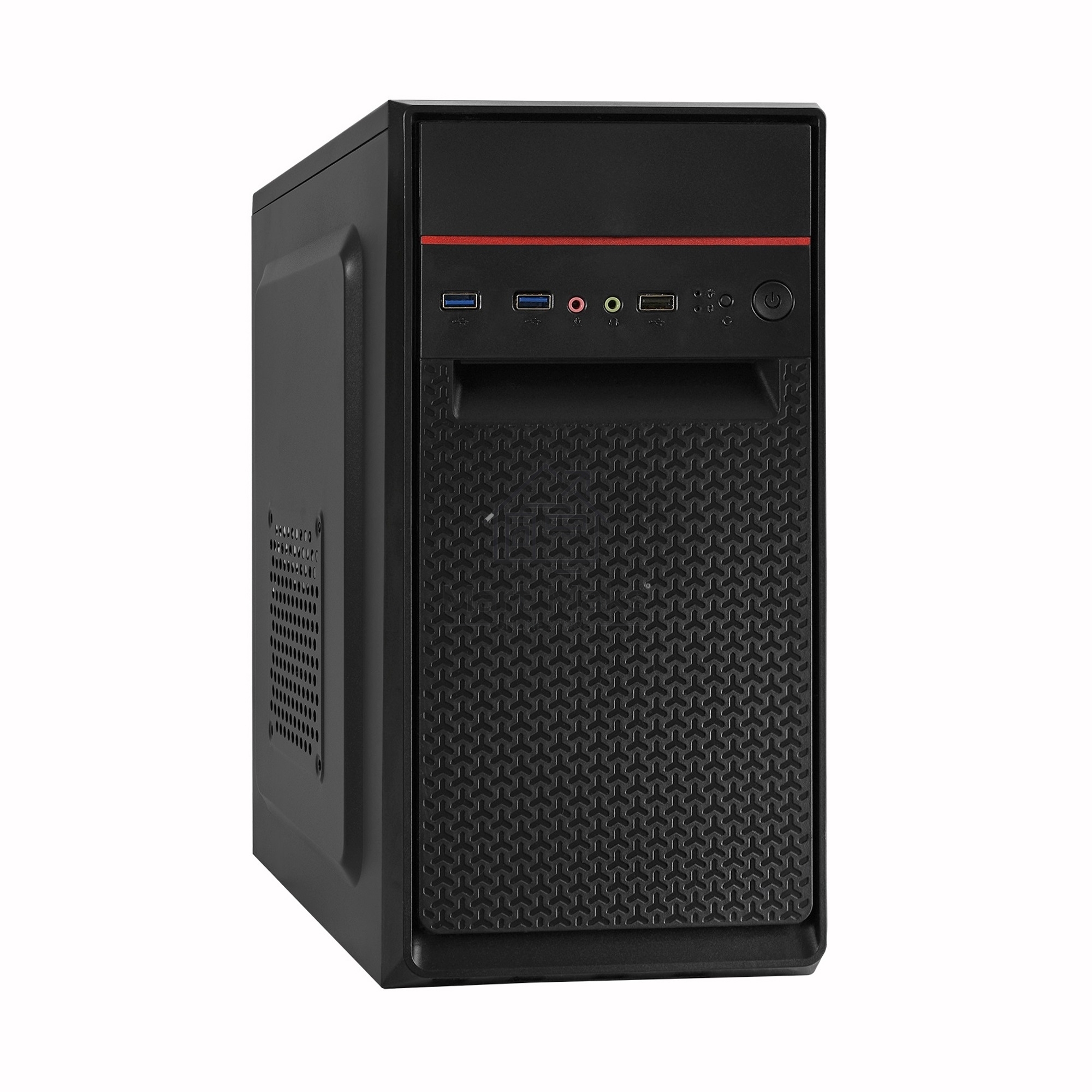 Компьютерный корпус Minitower ExeGate BAA-107U-UNS400 (mATX, БП UNS400 с вент. 12см, 1*USB+2*USB3.0, аудио, черный)