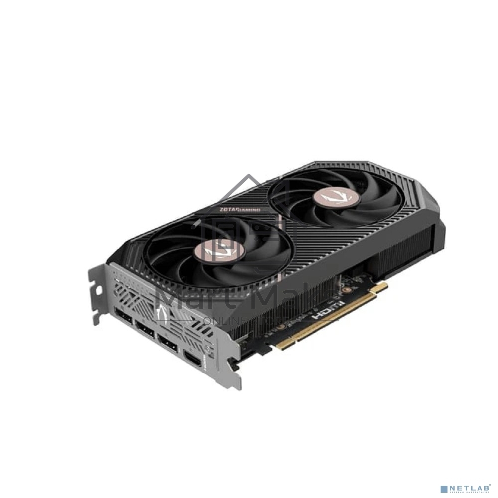 Видеокарта Zotac RTX 5060Ti AMP 8Gb GDDR7 128bit 3xDP HDMI 2FAN MEDIUM PACK