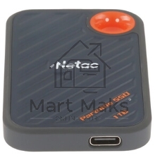 Внешний SSD Netac ZX20 II, 1TB, USB 3.2 Gen 2x2 Type-C, R/W 2000/1800, черный