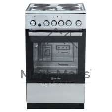 Плита электрическая De Luxe 5004.16э 010 серебристый, конфорок 4 шт, духовка 46 л, гриль, 50 см x 85 см x 50 см