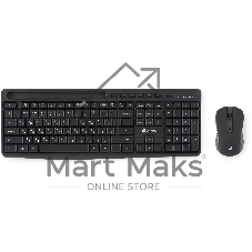 Комплект клавиатура+мышь Oklick S275W беспроводной, USB, 1600 DPI, чёрный