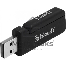 Гарнитура Bloody GR370 черный, беспроводная + проводная, Bluetooth, до 45 ч, подсветка