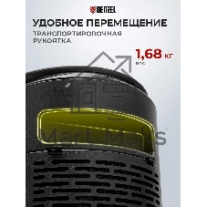 Тепловентилятор керамический Denzel DTFC-2000, 1000/2000 Вт, 20 м2, пульт, 3 режима, термостат