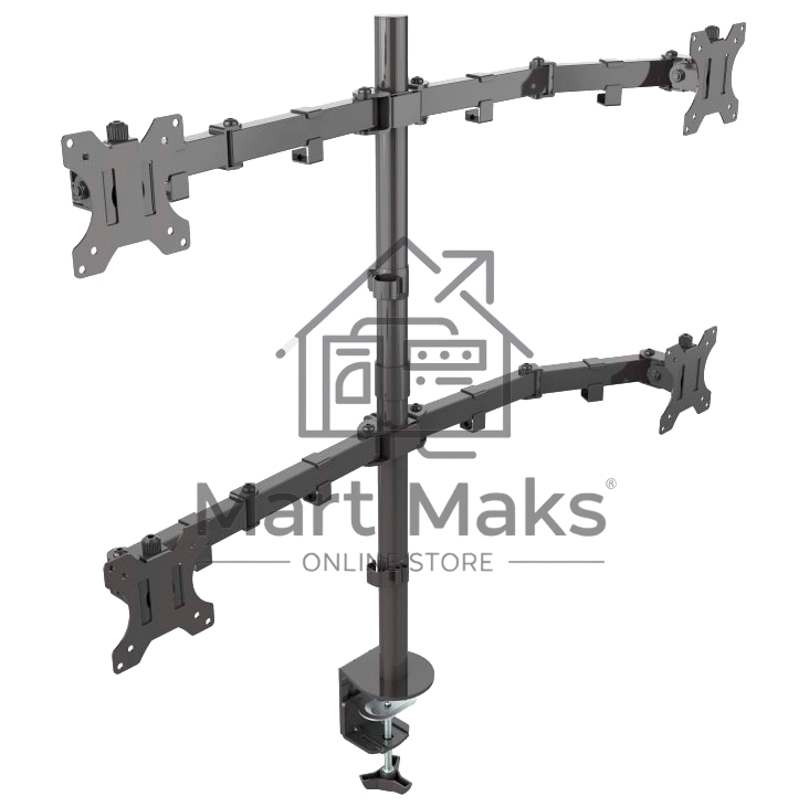 Кронштейн ONKRON D421E для четырех мониторов 13
