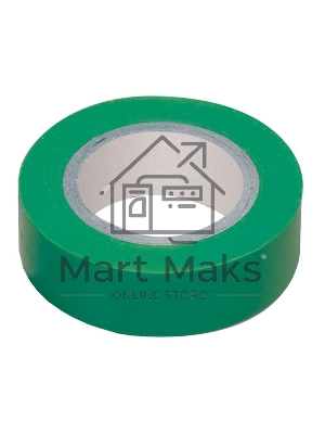 Изолента ПВХ 15мм (рул.20м) OIT-B15-20/G зел. ОНЛАЙТ 71680