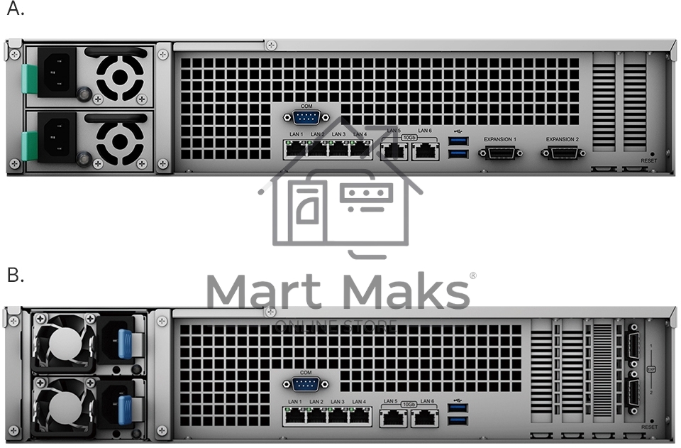 Система хранения Synology (Rack2U) 8C2