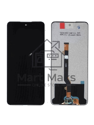 Дисплей для Tecno Pova 2, Infinix Note 10 NFC черный