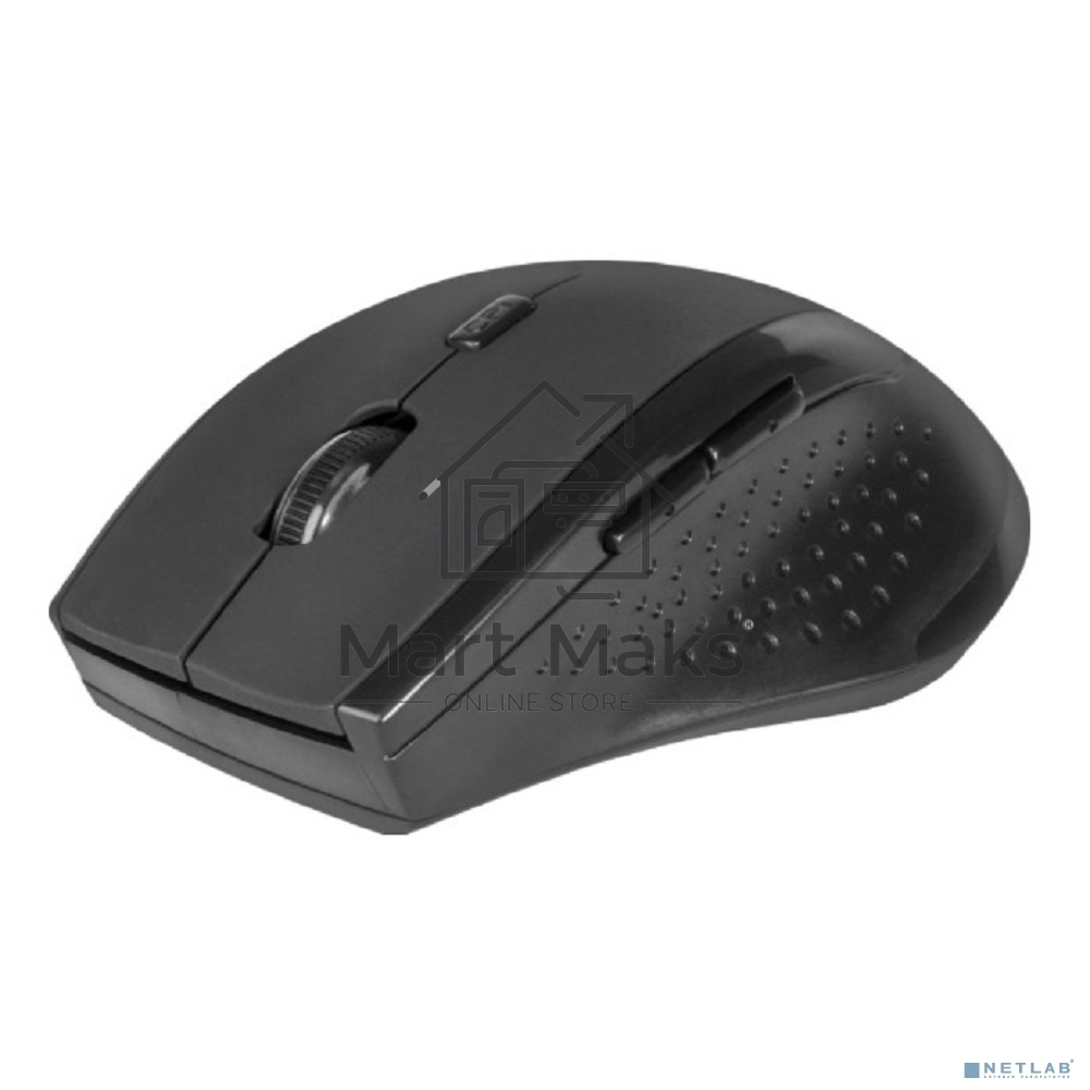 Мышь беспроводная Defender Accura MM-365 черный, 1600 dpi, радиоканал, USB, кнопки - 6