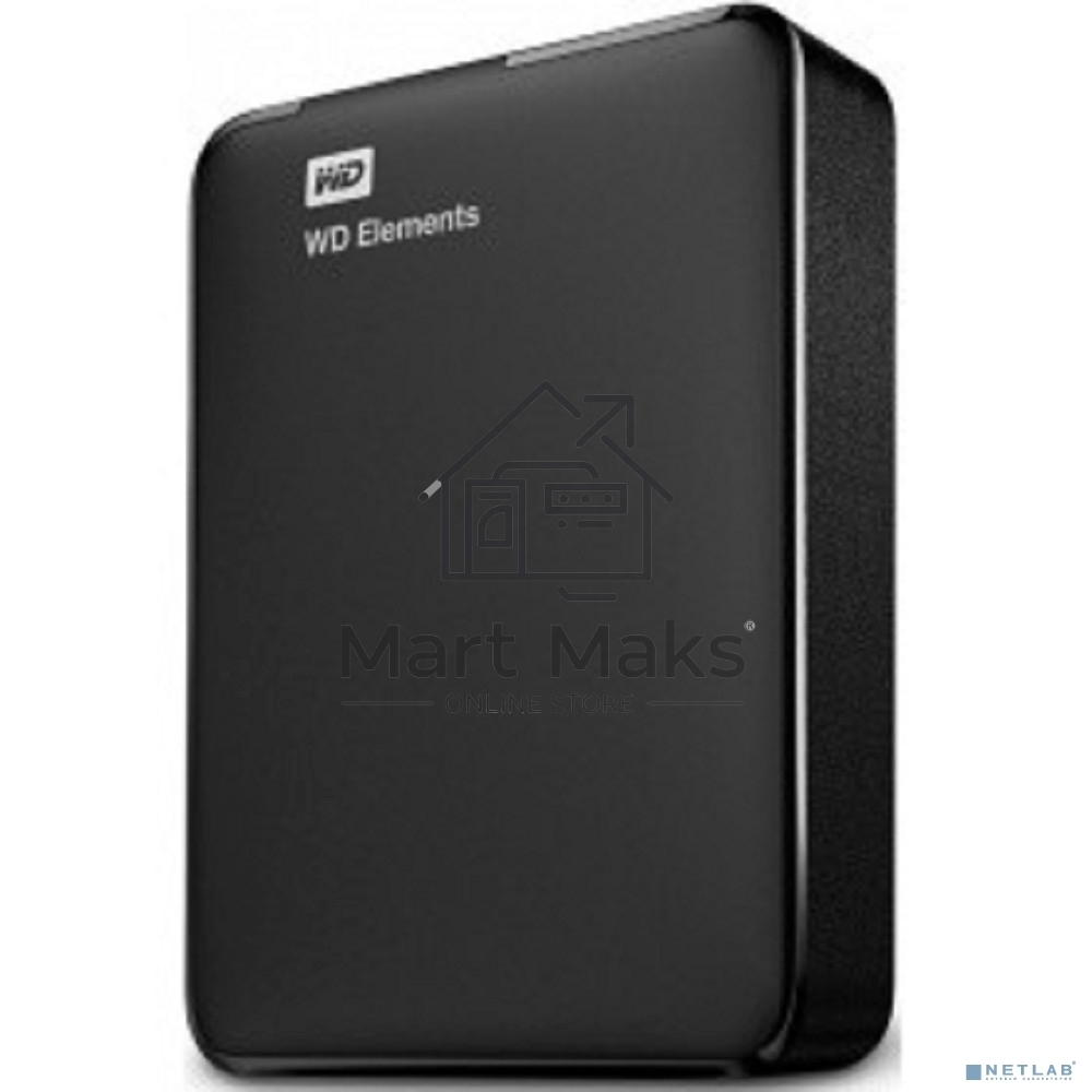 Внешний жесткий диск Western Digital Elements Portable WDBU6Y0040BBK-WESN 4ТБ 2,5