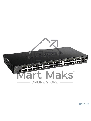 Коммутатор D-Link DGS-1250-52X/A1A 48G 4SFP+ управляемый