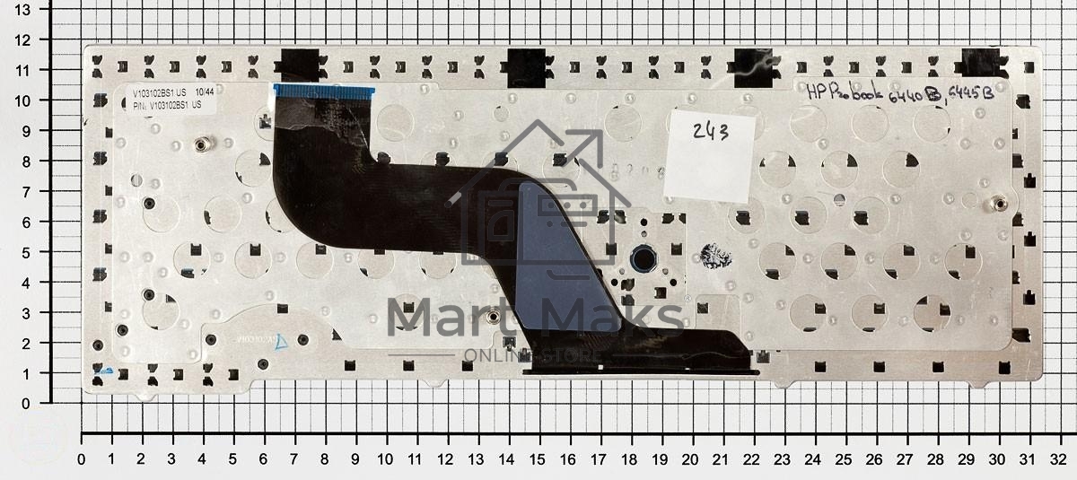 Клавиатура для ноутбука HP Probook 6440b 6445b 6450b 6455b черная