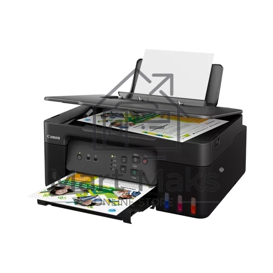 МФУ струйный Canon PIXMA G3430 (5989C009), A4, цветное, печ. 11 стр/мин. (ч/б) 6 стр/мин. (цвет), скан. до 3.16 стр/мин., 4800 x 1200 dpi (печать) 600x1200dpi (скан.), USB, Wi-Fi, Air Print, Mopria