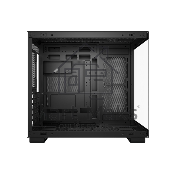 Компьютерный корпус без блока питания PCCOOLER C3 T500 BK, Panoramic Mid Tower, Black, TG, 0.7 SPCC, no fans ATX, mATX, mITX 175/400/200mm 1x2.5