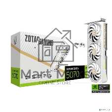 Видеокарта Zotac PCI-E 4.0 RTX 5070 AMP WHITE ED NVIDIA GeForce RTX 5070 12Gb 192bit GDDR7 2587/28000 HDMIx1 DPx3 HDCP Ret