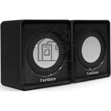 Акустическая система 2.0 ExeGate EX287057RUS Disco 140 Black (питание USB, 2х3Вт (6Вт RMS), 100-20000Гц, черный)