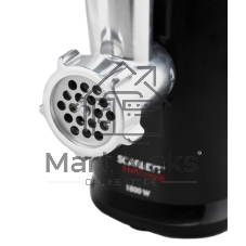 Мясорубка электрическая Scarlett SC-MG45S71 черный, 1800 Вт, 2.0 кг/мин, реверс, защита от перегрузки, насадки - 4