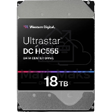 Жесткий диск SATA 18TB 7200RPM 6Gb/S 512MB DC HC555 WUH722018CLE6L4_0B48723 WESTERN DIGITAL