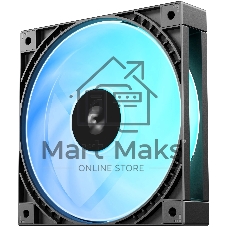Вентилятор для корпуса Deepcool FD12 V2 ARGB 120х120x25 черный 4-pin 26.57дБ (R-FD12ARGBV2-BKAPN1-G) Ret