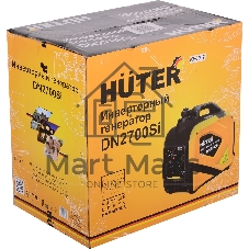 Электрогенератор бензиновый инверторный Huter DN2700Si, 2.5 кВт, 84 дБ, 22.6 кг