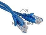 Кабель Патч-корд Lanmaster UTP LAN-PC45/U5E-1.0-BL вилка RJ-45-вилка RJ-45 кат.5е 1м синий LSZH (уп.:1шт)