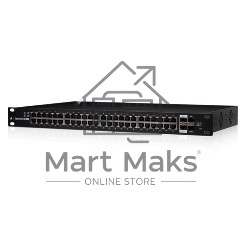 Коммутатор Ubiquiti ES-48-500W(EU) управляемый 19U 48x10/100/1000BASE-T
