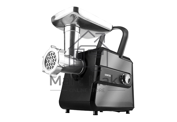 Мясорубка Centek CT-1623 <2000 Bт> 2 кг/мин, реверс, стальной коннектор, 2 диска, 2 насадки