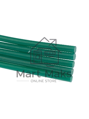 Клеевые стержни Rexant, Ø7 мм, 100 мм, зеленые, 6 шт., блистер