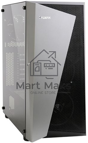 Компьютерный корпус ZALMAN S4 Plus, ATX, BLACK, WINDOW, 1x5.25