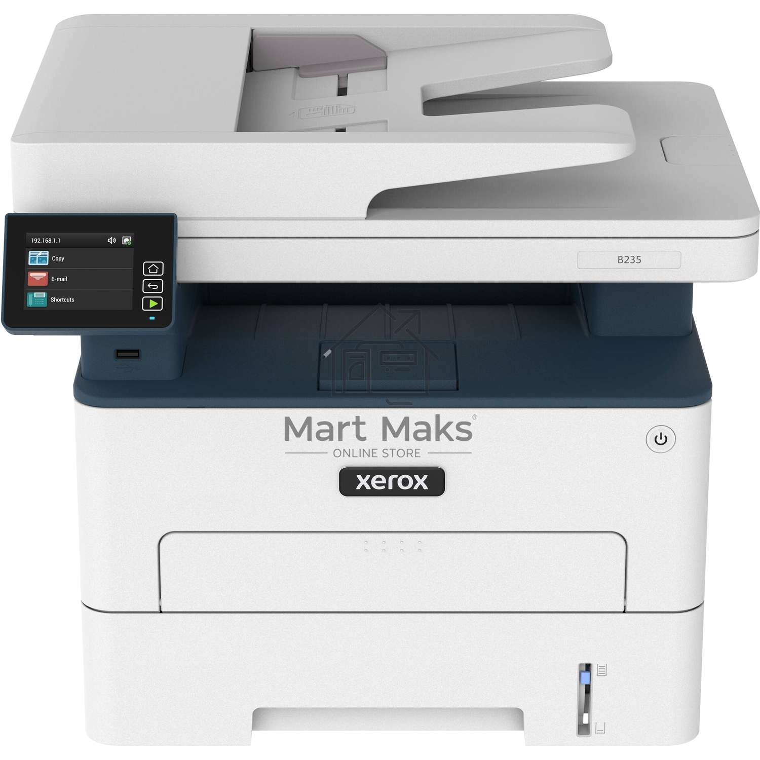 МФУ лазерный Xerox B235 (B235V_DNI), A4, ч/б, печ. до 34 стр/мин., скан. до 23 стр/мин., 600x600dpi, Wi-Fi, USB, Ethernet