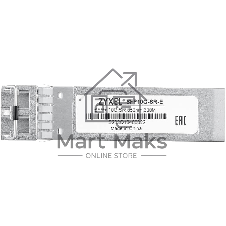 Трансивер ZYXEL SFP10G-SR-E (pack of 10 pcs), SFP transceiver multi mode, SFP +, Duplex LC, 850nm, 300 m